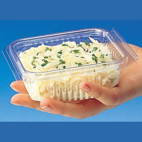 Boite salade Rectangle 250g + Couvercle charnière