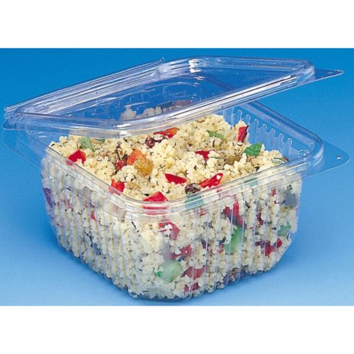Boite salade Rectangle 2000g + Couvercle charnière