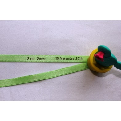 Ruban Souvenir personnalisé 8 mm x 20m