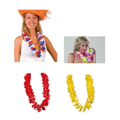 Collier Hawaïen tissu