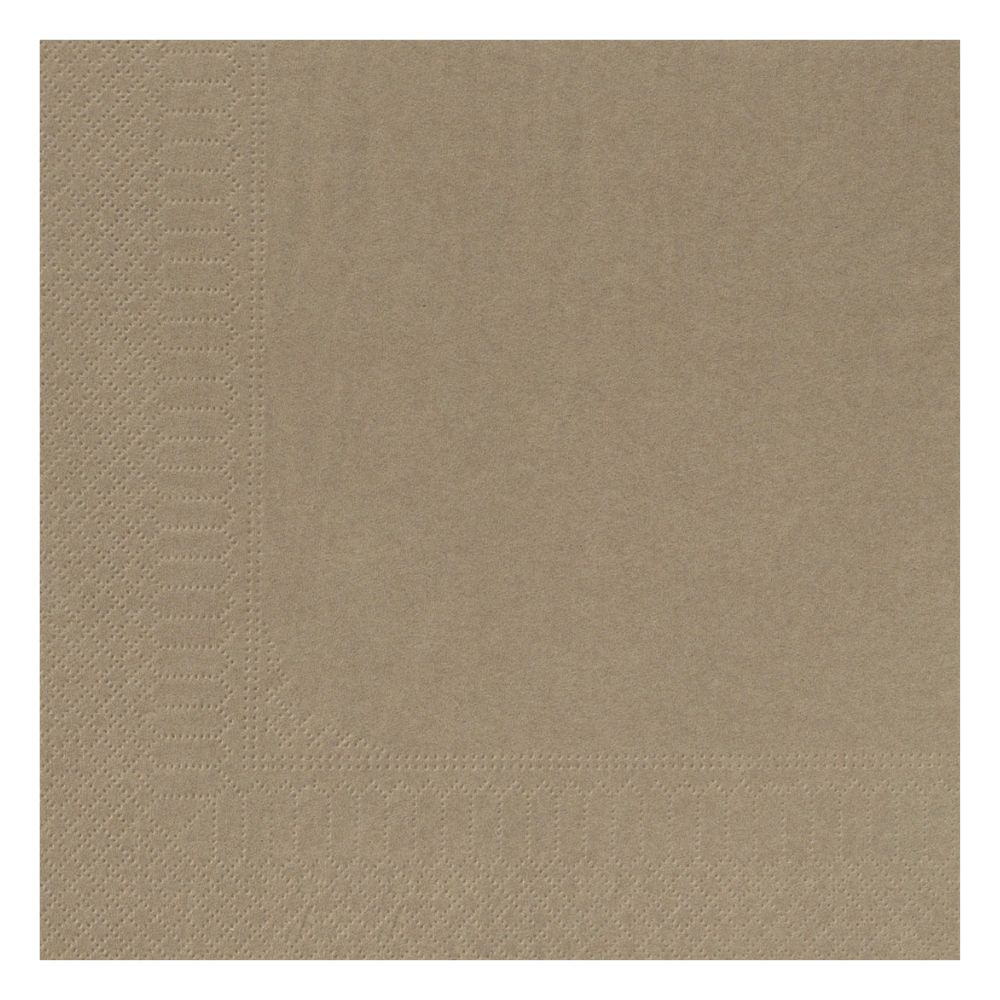 maison-deffes-emballage-serviette-ouate-2-plis-argile-13169 Paquet de 100 serviette en ouate 2 plis, couleur argile