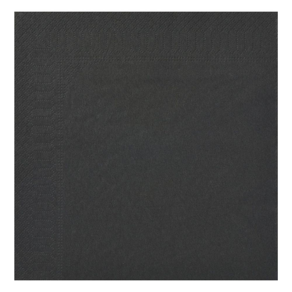 maison-deffes-emballage-serviette-ouate-2-plis-ebene-13169 Paquet de 100 serviette en ouate 2 plis, couleur noir ébène