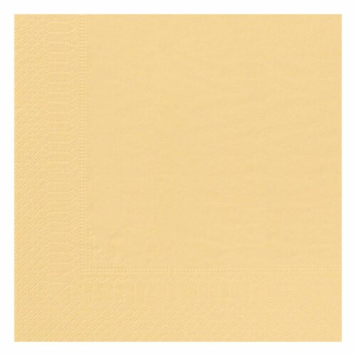 Paquet de 100 serviette en ouate 2 plis, couleur ivoire