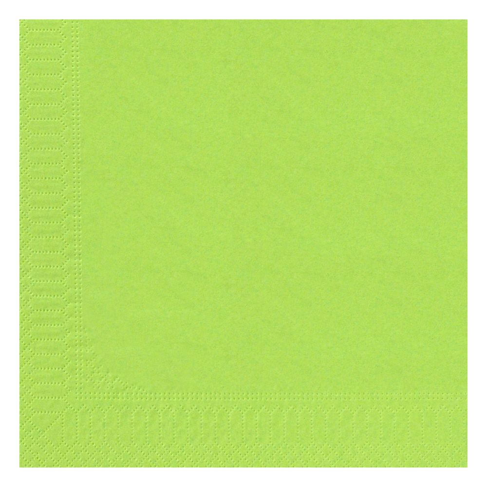 maison-deffes-emballage-serviette-ouate-2-plis-pistache-13169 Paquet de 100 serviette en ouate 2 plis, couleur pistache