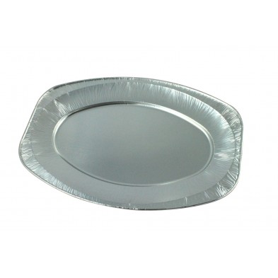 Plateau Ovale en Aluminium - 430 mm x 286 mm