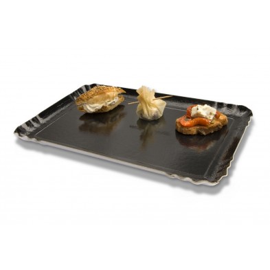 Plateau Traiteur en Carton - Plusieurs coloris aux choix - 280 x 420 mm