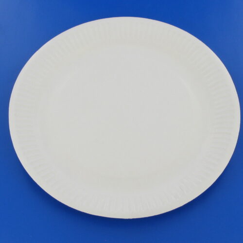 Assiette Ronde en Carton  blanc eco - Ø180 mm