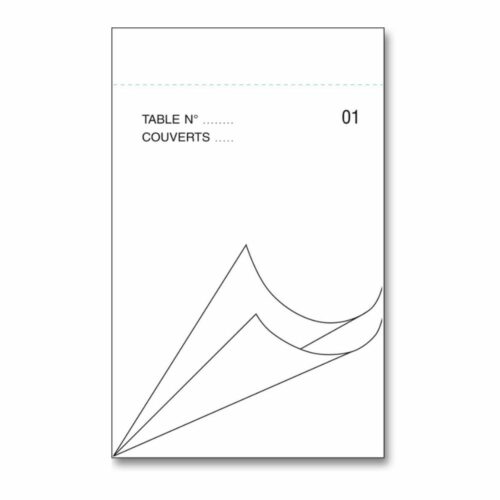 Bloc Maitre d'Hotel - Papier Autocopiant en trois exemplaires (50 feuillets)