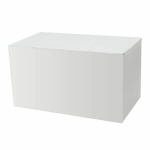 Boite blanche pour transporter des bûches glacées