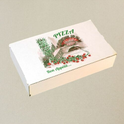 Boite pour Pizza calzone, pizza chausson.