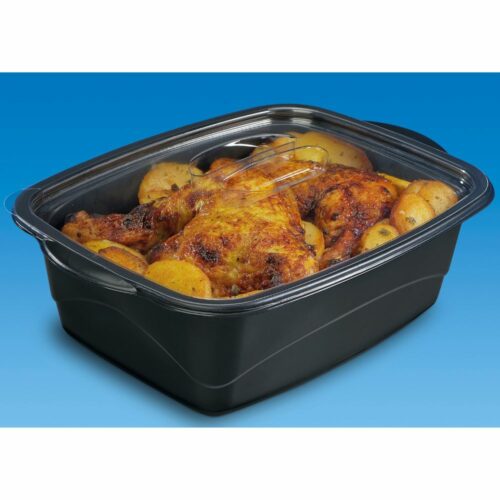 Boite Alimentaire Marmipack 1800ml Noir + Couvercle