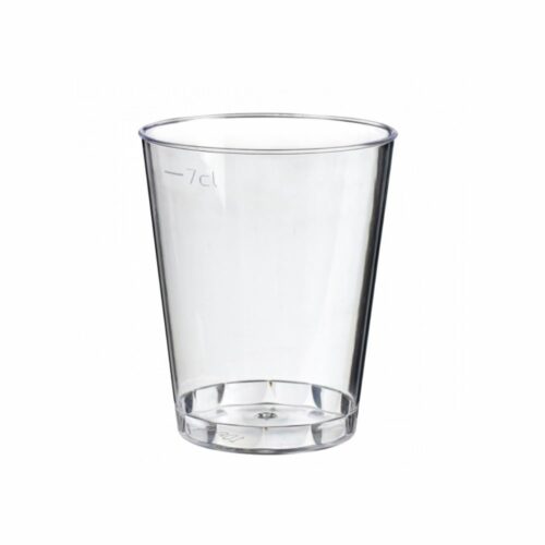 Verre transparent pour mignardise