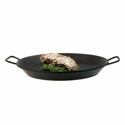 Plat Noir - Paellita - avec anses - Ø108 mm - H18 mm