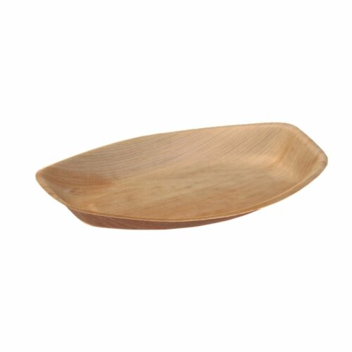 Plat Ovale en Palmier - 295 x 195 mm