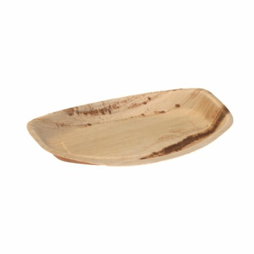 Plat Ovale en Palmier - 345 x 235 mm