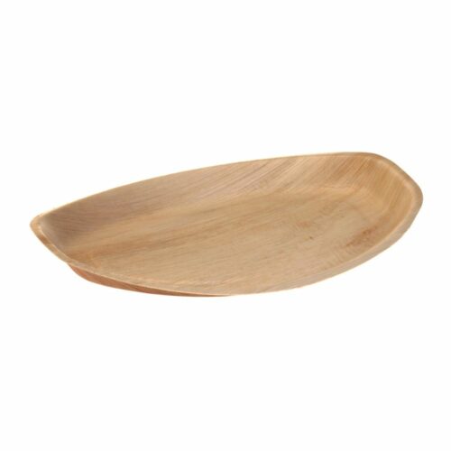 Plat Ovale en Palmier - 415 x 275 mm
