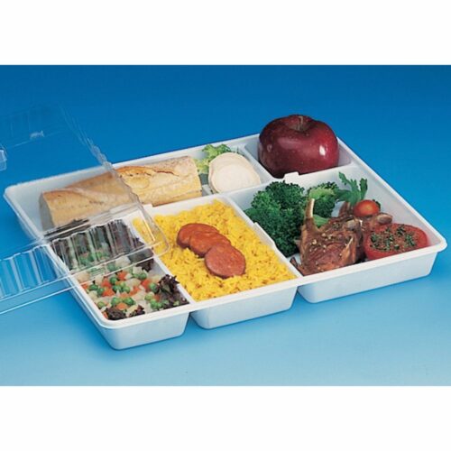 Couvercle pour Plateau Repas 5 Compartiments
