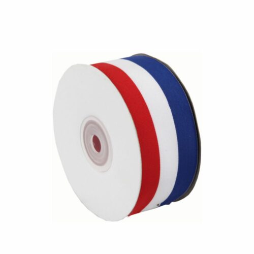 Ruban Tricolore bleu, blanc, rouge - 102 mm x 25 m - 102 mm x 10 m