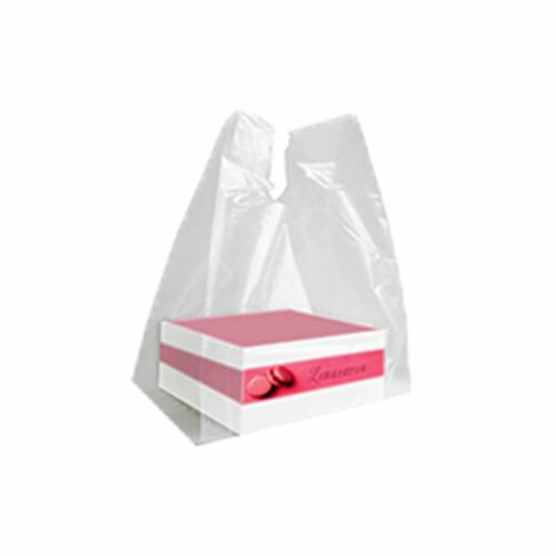 Sac Bretelle en PEBD Transparent - 50µ - 375 + 185 x 600 mm