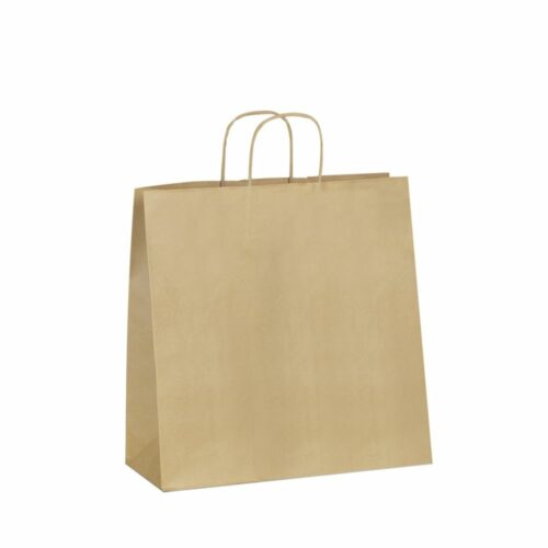 Sac / Cabas en Kraft Brun - 320 + 160 x 310 mm