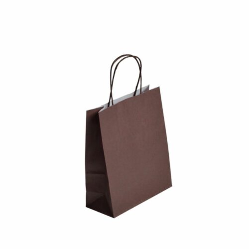 Sac en kraft chocolat. Cabas Chocolat en Kraft.