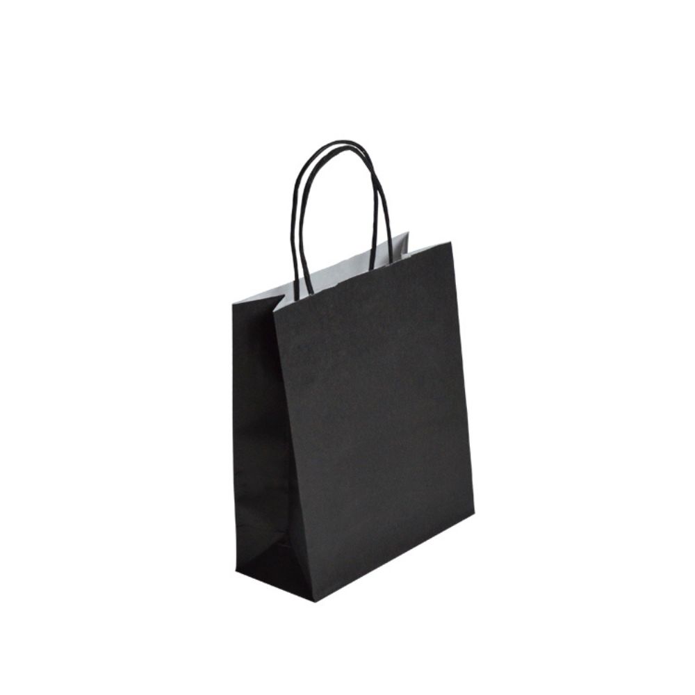 maison-deffes-emballage-sac-cabas-kraft-noir-charbon-18-8x22 Sac Kraft noir. Cabas noir en Kraft