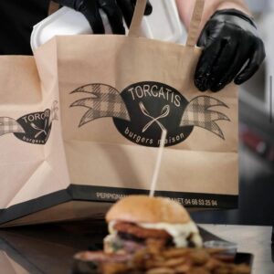 Sac en kraft, résistant à l'humidité personnalisation possible !