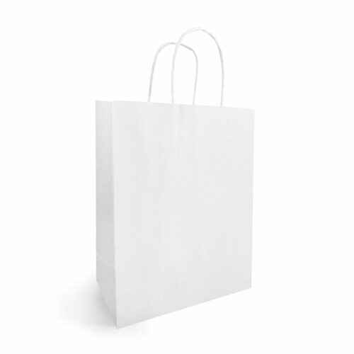 Sac / Cabas en Kraft Blanchi - 360 x 130 x 440 mm ou 320 x 160 x 430 mm