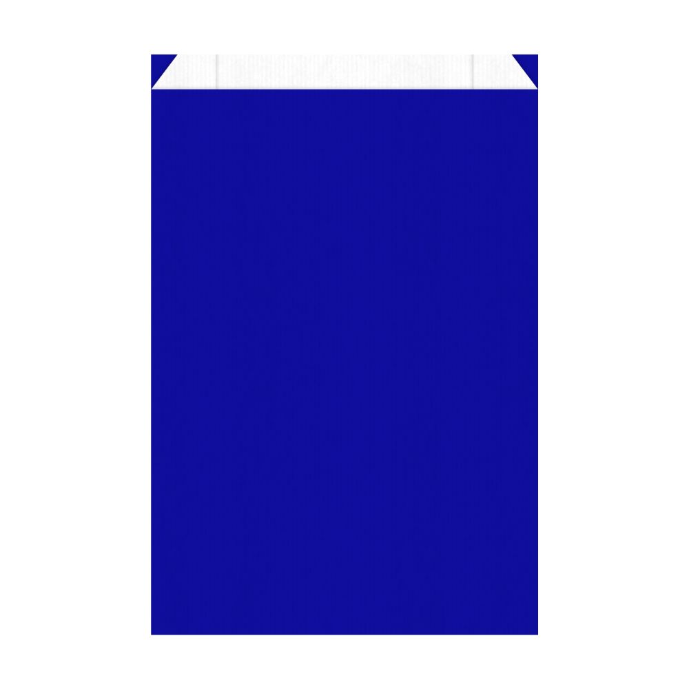 maison-deffes-emballage-sachet-cadeau-kraft-7x12-bleu-roi Emballage cadeau - Sachet cadeau couleur bleu roi