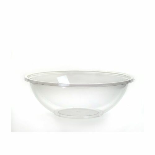 Saladier Transparent Rond en Plastique - 2,2L