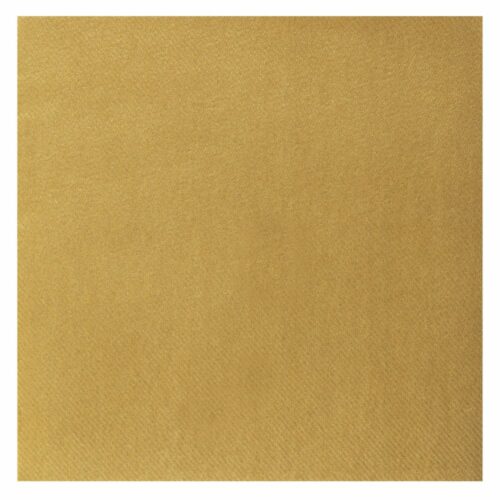 Serviette 40x40cm couleur or