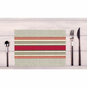 Set de table imprimé couleur basque