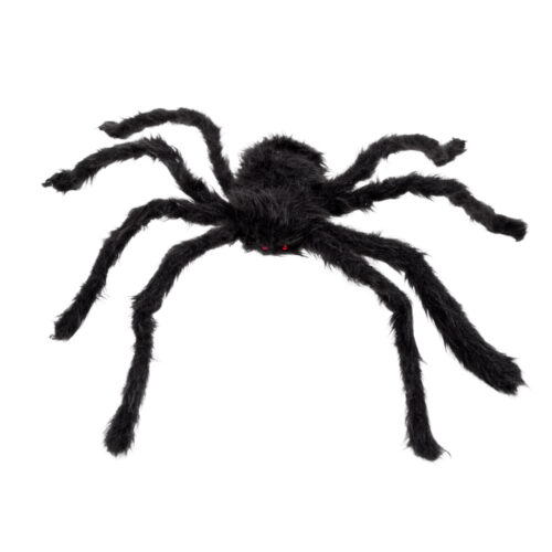 Araignée velue noir - 50 x 65 cm