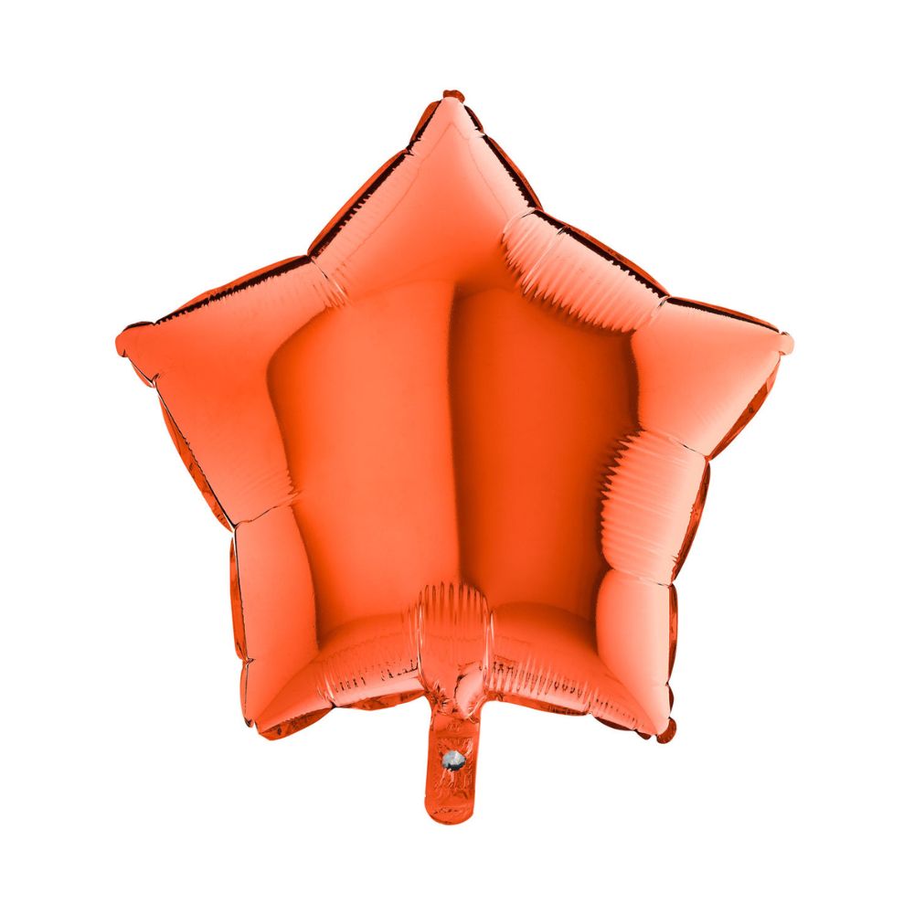 maison-deffes-fete-ballon-alu-etoile-orange-72M0021 Ballon aluminium étoile couleur orange
