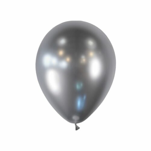 Ballon latex argent