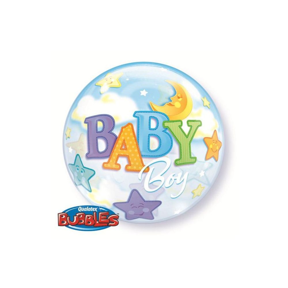 maison-deffes-fete-bubble-22''-bebe-etoile-bleu-72B0008