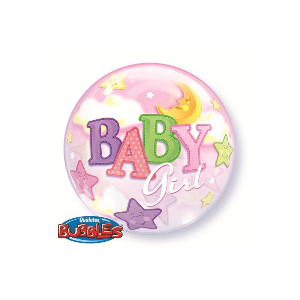 maison-deffes-fete-bubble-22''-bebe-etoile-rose-72B0008