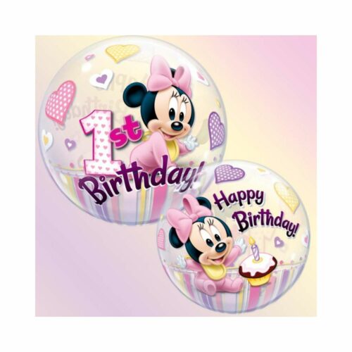 Ballon Bubble - 56 cm - Illustration au choix