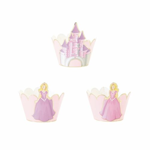 Emballage pour cup cake rose décoration princesse