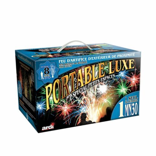 Feu d'artifice de Proximité Portable Luxe - 1.30 minute