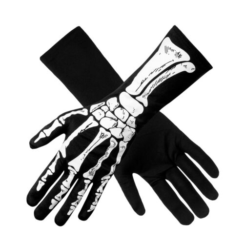 Gants squelette Long - XL