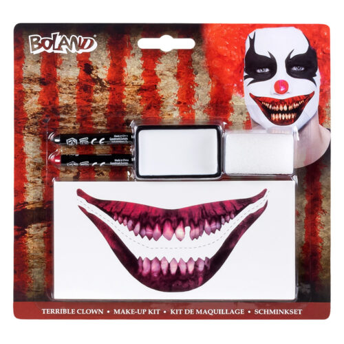 Kit de maquillage de Clown terrible