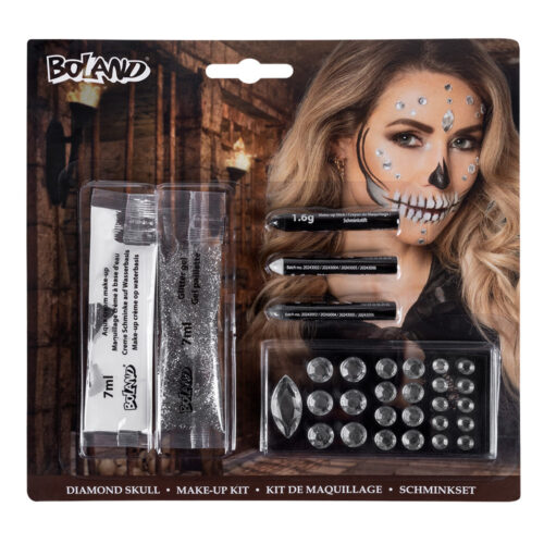 Kit de maquillage Crâne diamant
