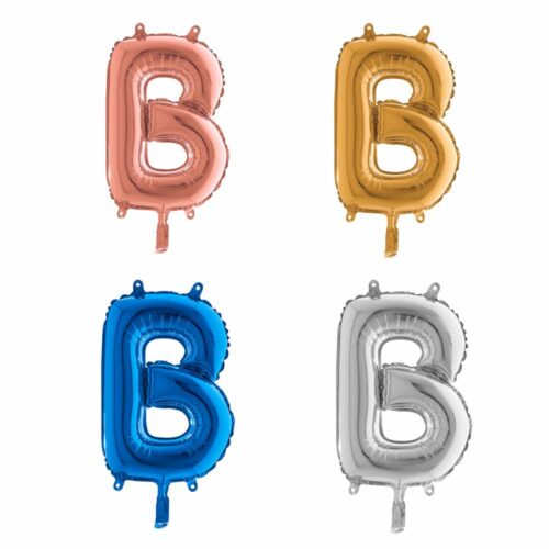 Lettre B - Ballon en aluminium