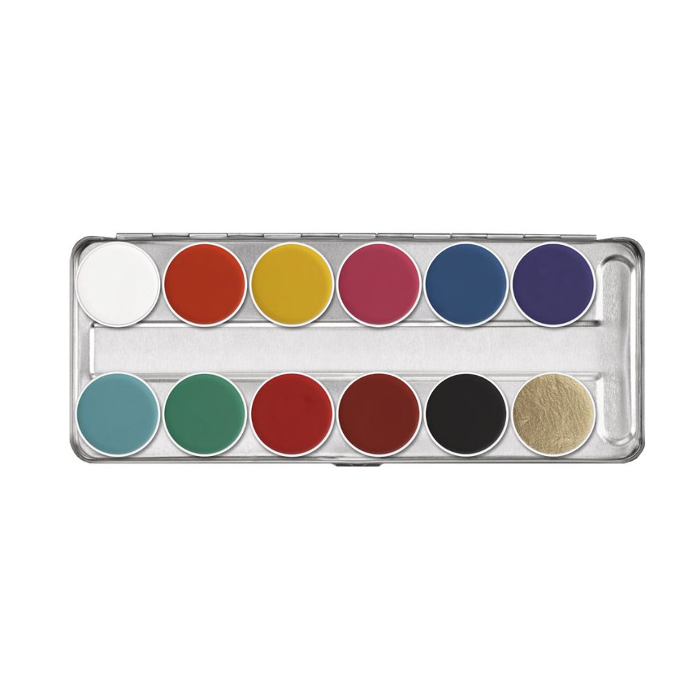 maison-deffes-fete-palette-12-couleurs-FP-87P0004 Palette 12 fard à l'eau