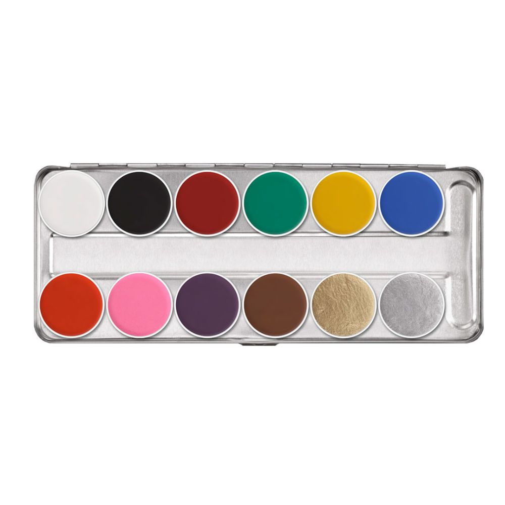 maison-deffes-fete-palette-12-couleurs-SN-87P0004 Palette 12 fard à l'eau
