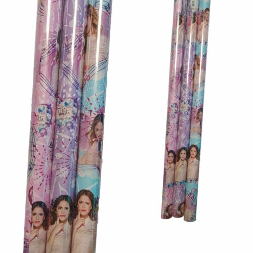 Rouleau papier cadeau violetta 2 mètre
