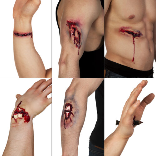 Cicatrices et plaies sanguinolante