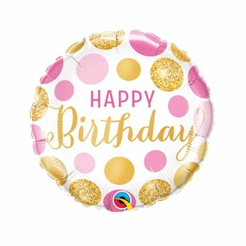 Ballon en Aluminium - 45 cm - Joyeux Anniversaire