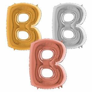 Ballon Hélium Lettre B en Aluminium